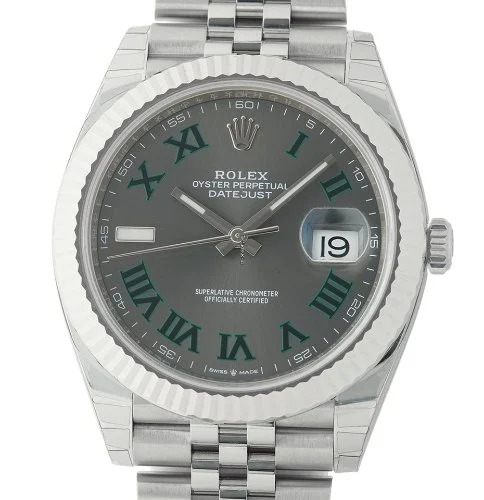 Rolex Datejust 41 “Wimbledon” – Stainless Steel, Jubilee