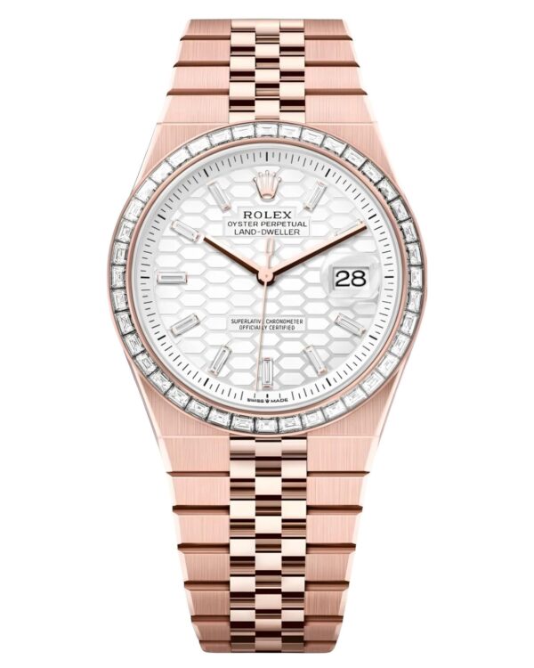 Rolex Land-Dweller 36mm – Everose Gold, Flat Jubilee