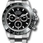 Rolex Steel Cosmograph Daytona 40 Watch – Black Index Dial – 116500LN