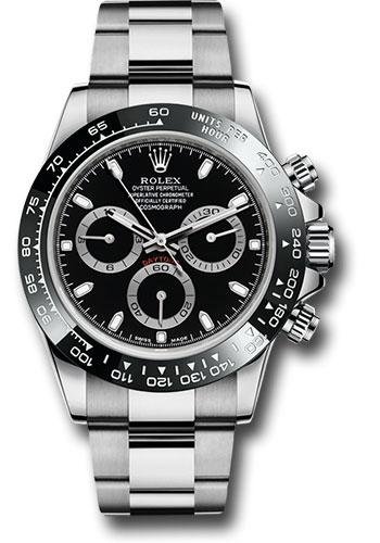 Rolex Steel Cosmograph Daytona 40 Watch – Black Index Dial – 116500LN