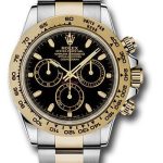 Rolex Yellow Rolesor Cosmograph Daytona 40 Watch – Black Index Dial – 116503