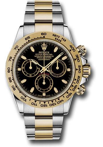 Rolex Yellow Rolesor Cosmograph Daytona 40 Watch – Black Index Dial – 116503