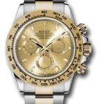 Rolex Yellow Rolesor Cosmograph Daytona 40 Watch – Champagne Index Dial – 116503