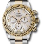 Rolex Yellow Rolesor Cosmograph Daytona 40 Watch – Mother-Of-Pearl Diamond Dial – 116503