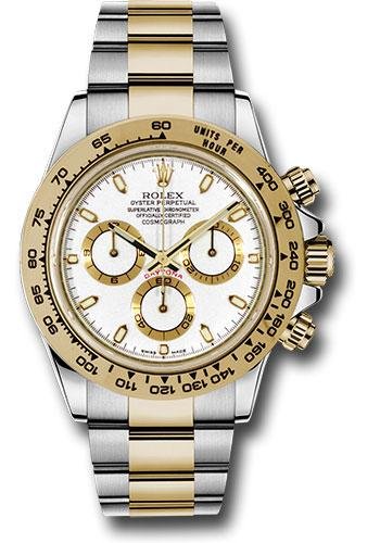 Rolex Yellow Rolesor Cosmograph Daytona 40 Watch – White Index Dial – 116503