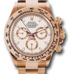 Rolex Everose Gold Cosmograph Daytona 40 Watch – Ivory Index Dial – 116505 i