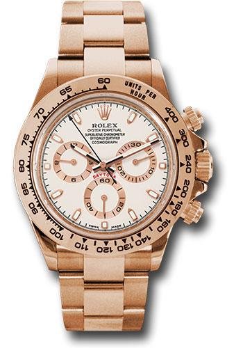 Rolex Everose Gold Cosmograph Daytona 40 Watch – Ivory Index Dial – 116505 i