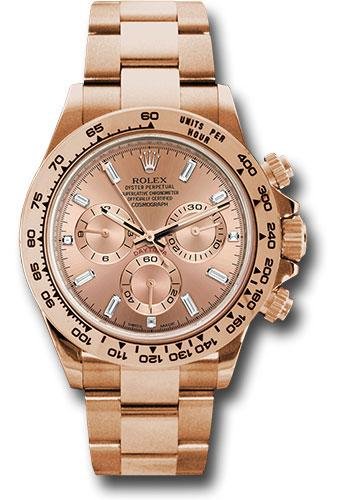 Rolex Everose Gold Cosmograph Daytona 40 Watch – Pink Diamond Dial – 116505