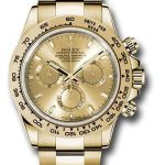 Rolex Yellow Gold Cosmograph Daytona 40 Watch – Champagne Index Dial – 116508