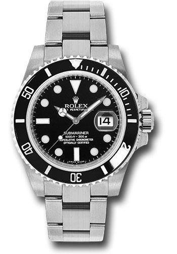 Rolex Steel Submariner Date Watch – Black Dial – 116610LN