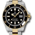Rolex Steel and Gold Rolesor Submariner Date Watch – Black Dial – 116613