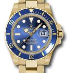 Rolex Yellow Gold Submariner Date Watch – Blue Dial – 116618