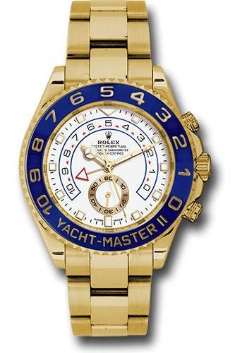 Rolex Yellow Gold Yacht-Master II 44 Watch – White Dial