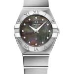 Omega Constellation Quartz Tahiti Watch – 24 mm Steel Case – Tahiti Mother-Of-Pearl Diamond Dial – 123.10.24.60.57.003