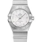 Omega Constellation Co-Axial Watch – 27 mm Steel Case – Mother-Of-Pearl Dial – 123.10.27.20.55.002