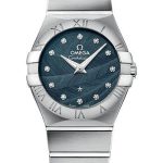 Omega Constellation Quartz Watch – 27 mm Steel Case – Blue Dial – 123.10.27.60.53.001