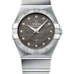 Omega Constellation Quartz Watch – 27 mm Steel Case – Grey Dial – 123.10.27.60.56.001