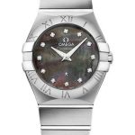 Omega Constellation Quartz Tahiti – 27 mm Steel Case – Tahiti Mother-Of-Pearl Diamond Dial – 123.10.27.60.57.003