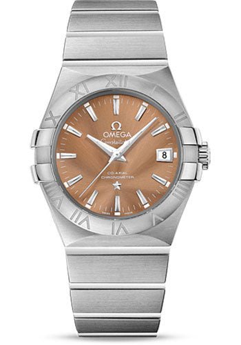 Omega Constellation Co-Axial Watch – 35 mm Steel Case – Bronze Dial – 123.10.35.20.10.001
