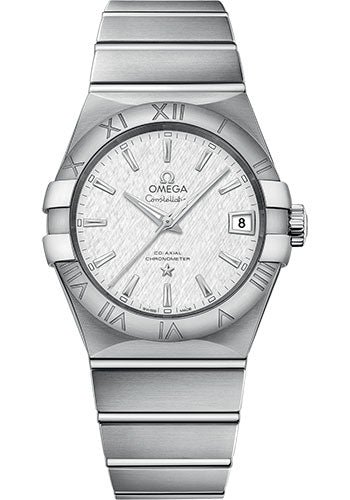 Omega Constellation Co-Axial Watch – 38 mm Steel Case – White -Silvery Dial – 123.10.38.21.02.004