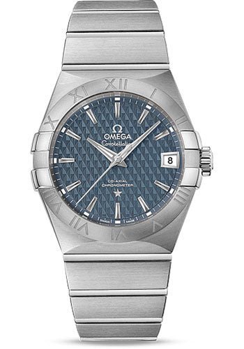 Omega Constellation Co-Axial Watch – 38 mm Steel Case – Blue Dial – 123.10.38.21.03.001