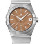 Omega Constellation Co-Axial Watch – 38 mm Steel Case – Bronze Dial – 123.10.38.21.10.001