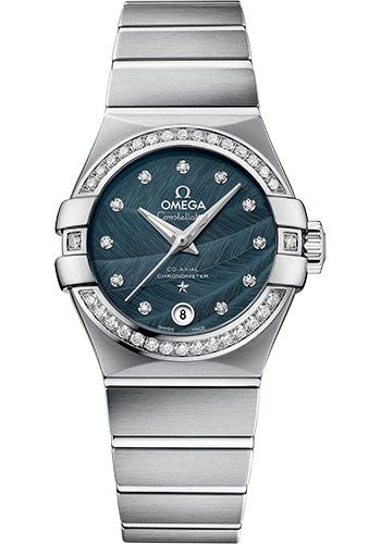 Omega Constellation Co-Axial Watch – 27 mm Steel Case – Blue Dial – 123.15.27.20.53.001
