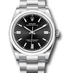Rolex Oyster Perpetual 36 Watch – Domed Bezel – Black Index Dial – Oyster Bracelet – 2020 Release – 126000