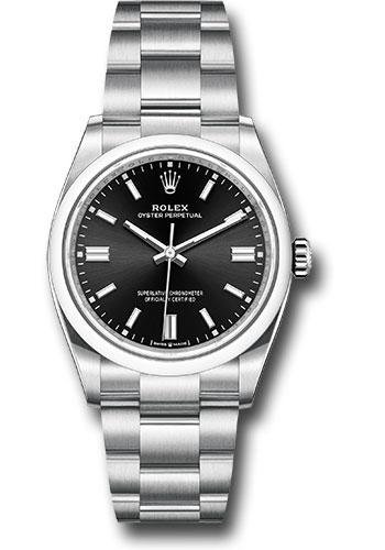 Rolex Oyster Perpetual 36 Watch – Domed Bezel – Black Index Dial – Oyster Bracelet – 2020 Release – 126000