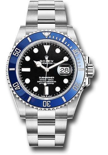 Rolex White Gold Submariner Date Watch – The Blueberry – Blue Bezel – Black Dial – 2020 Release – 126619LB