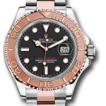 Rolex Steel and Everose Gold Yacht-Master 40 Watch – Black Dial – 3235 Movement – 126621