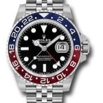 Rolex Steel GMT-Master II 40 Watch – Blue And Red Pepsi Bezel – Black Dial – Jubilee Bracelet – 126710BLRO