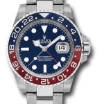 Rolex White Gold GMT-Master II 40 Watch – Blue and Red Pepsi Bezel – Blue Dial – Oyster Bracelet – 126719BLRO