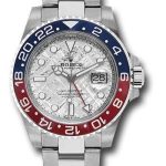 Rolex White Gold GMT-Master II 40 Watch – Blue and Red Pepsi Bezel – Meteorite Dial – Oyster Bracelet – 126719BLRO