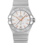 Omega Constellation Co-Axial Master Chronometer Watch – 27 mm Steel Case – White -Silvery Dial – 127.10.27.20.02.001