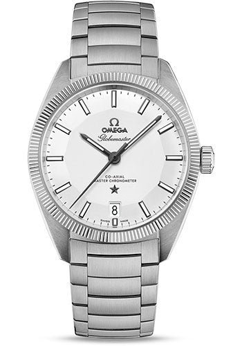 Omega Constellation Globemaster Co-Axial Master Chronometer Watch – 39 mm Steel Case – Fluted Bezel – Silver Dial – 130.30.39.21.02.001