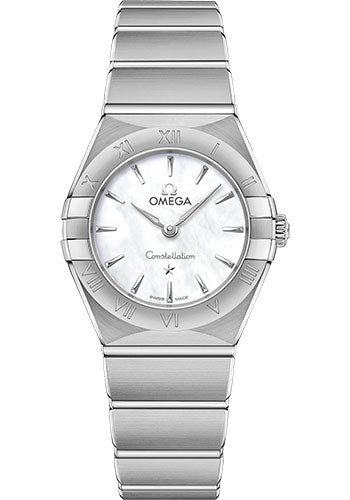 Omega Constellation Manhattan Quartz Watch – 25 mm Steel Case – Mother-Of-Pearl Dial – 131.10.25.60.05.001
