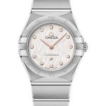 Omega Constellation Manhattan Quartz Watch – 25 mm Steel Case – Cream Silvery Dial – 131.10.25.60.52.001