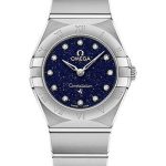Omega Constellation Quartz – 25 mm Steel Case – Blue Glass Diamond Dial – 131.10.25.60.53.001