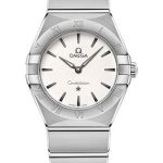 Omega Constellation Manhattan Quartz Watch – 28 mm Steel Case – Crystal White Silvery Dial – 131.10.28.60.02.001