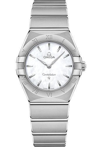 Omega Constellation Manhattan Quartz Watch – 28 mm Steel Case – Mother-Of-Pearl Dial – 131.10.28.60.05.001