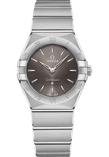 Omega Constellation Manhattan Quartz Watch – 28 mm Steel Case – Grey Dial – 131.10.28.60.06.001