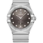 Omega Constellation Manhattan Quartz Watch – 28 mm Steel Case – Grey Diamond Dial – 131.10.28.60.56.001