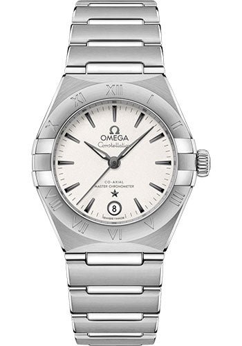 Omega Constellation Manhattan Co-Axial Master Chronometer Watch – 29 mm Steel Case – Crystal White Silvery Dial – 131.10.29.20.02.001