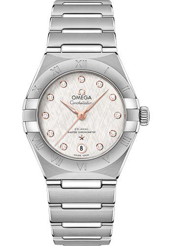 Omega Constellation Manhattan Co-Axial Master Chronometer Watch – 29 mm Steel Case – Cream Silvery Dial – 131.10.29.20.52.001