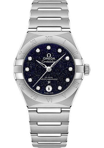 Omega Constellation Omega Co-Axial Master Chronometer – 29 mm Steel Case – Blue Glass Diamond Dial – 131.10.29.20.53.001