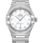 Omega Constellation Manhattan Co-Axial Master Chronometer Watch – 29 mm Steel Case – Mother-Of-Pearl Diamond Dial – 131.10.29.20.55.001