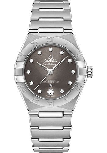 Omega Constellation Manhattan Co-Axial Master Chronometer Watch – 29 mm Steel Case – Grey Diamond Dial – 131.10.29.20.56.001