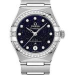 Omega Constellation Omega Co-Axial Master Chronometer – 29 mm Steel Case – Diamond Bezel – Blue Glass Diamond Dial – 131.15.29.20.53.001
