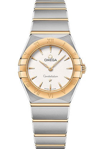 Omega Constellation Manhattan Quartz Watch – 25 mm Steel And Yellow Gold Case – Crystal White Silvery Dial – 131.20.25.60.02.002